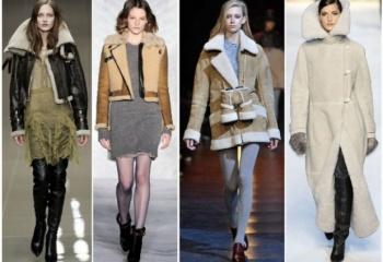 Дубленки женские 2013-2014: модные модели